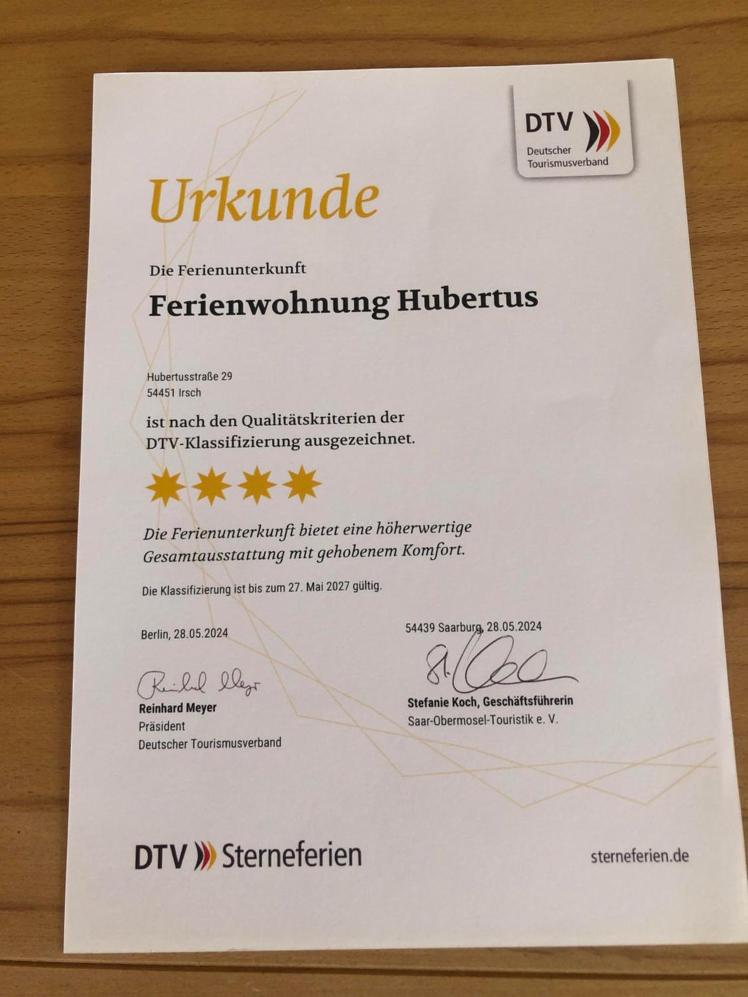 Ferienwohnung Hubertus Irsch Buitenkant foto